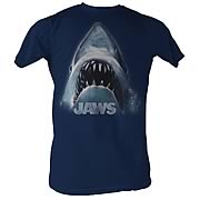 Jaws Head Logo Navy Blue T-Shirt